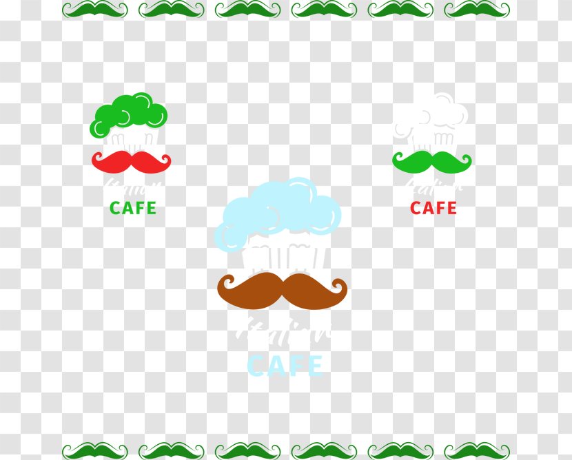 Text Green Clip Art - Moustache - Vector Logo Beer Foam Transparent PNG