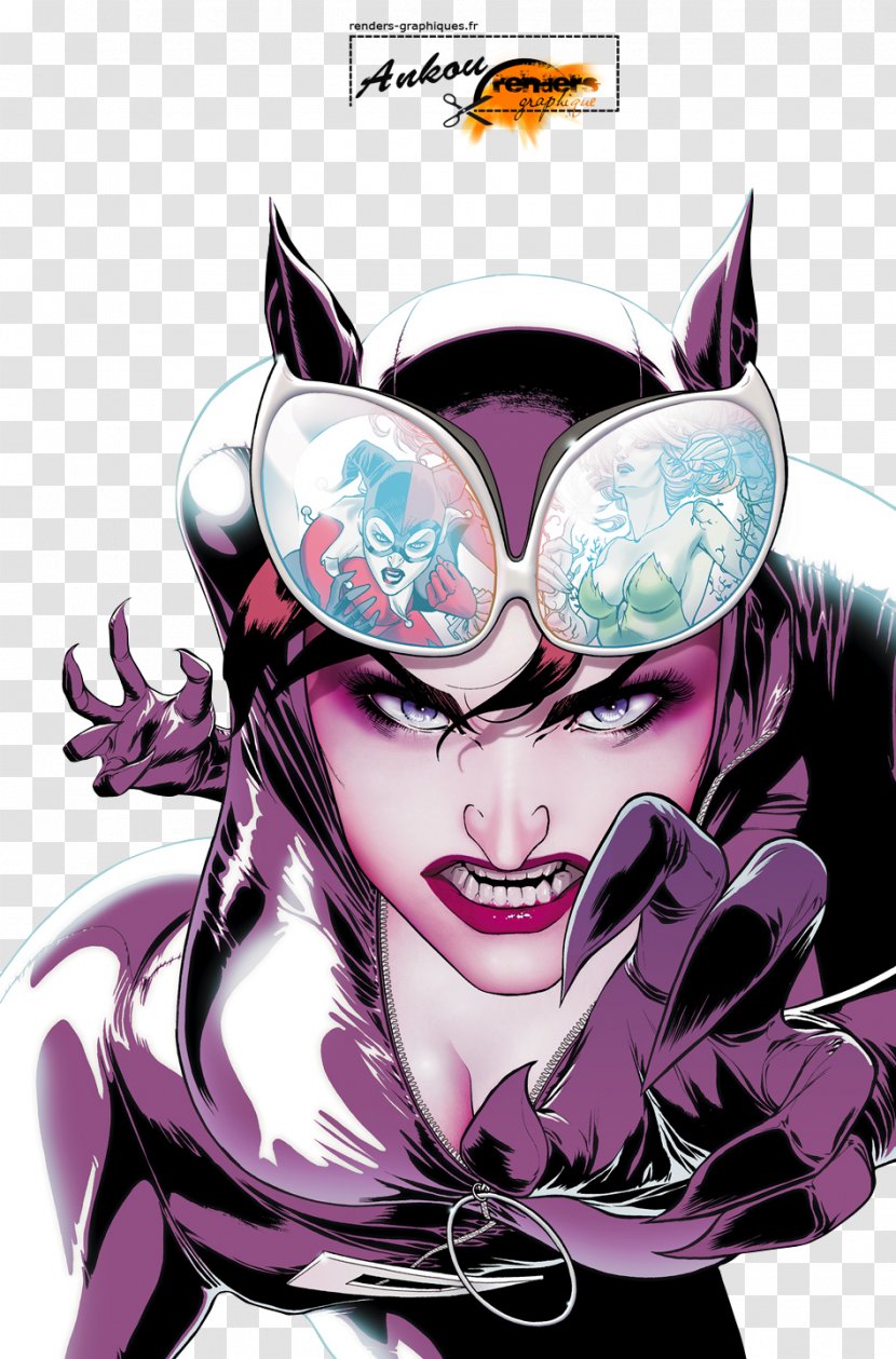 Poison Ivy Catwoman Batman Harley Quinn Gotham City Sirens - Dc Comics Transparent PNG