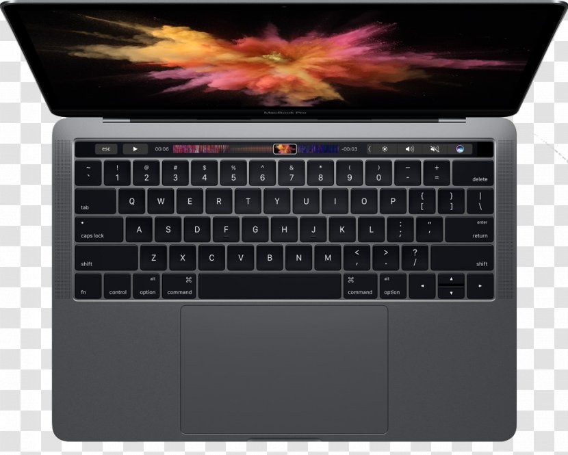 MacBook Pro Laptop USB-C - Computer Keyboard - Macbook Transparent PNG