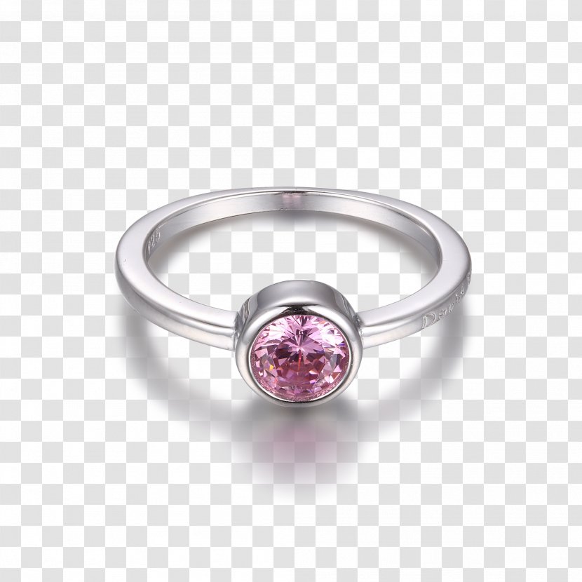 Amethyst Jewellery Wedding Ring Silver - Gemstone Transparent PNG
