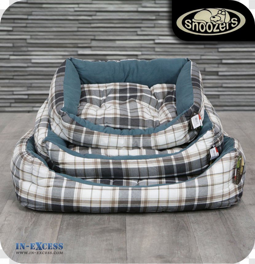 Bed Furniture Dog Tartan Car - Brown Damask Bedding Transparent PNG