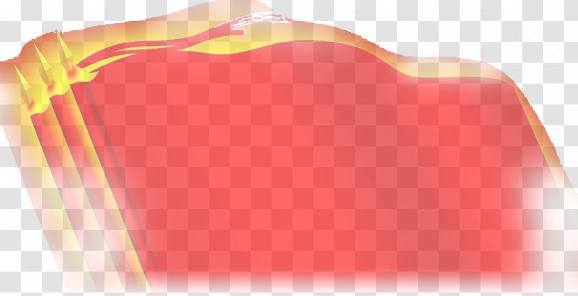 Designer - Red - Floating Flag Transparent PNG