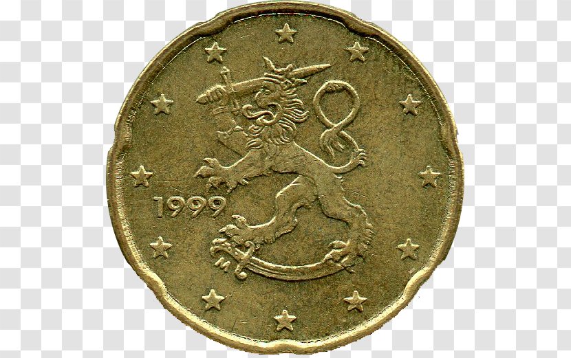 20 Cent Euro Coin 1 Transparent PNG