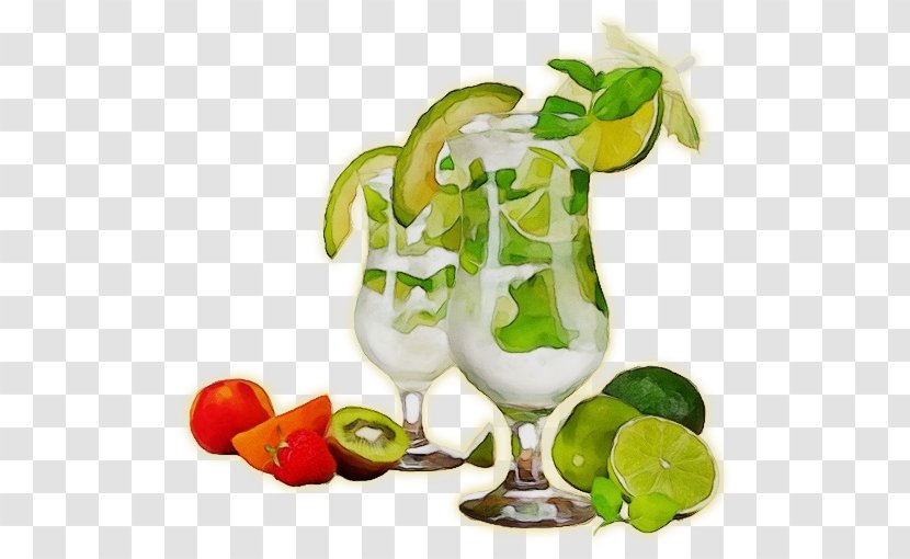 Watercolor Plant - Vodka - Ingredient Citrus Transparent PNG