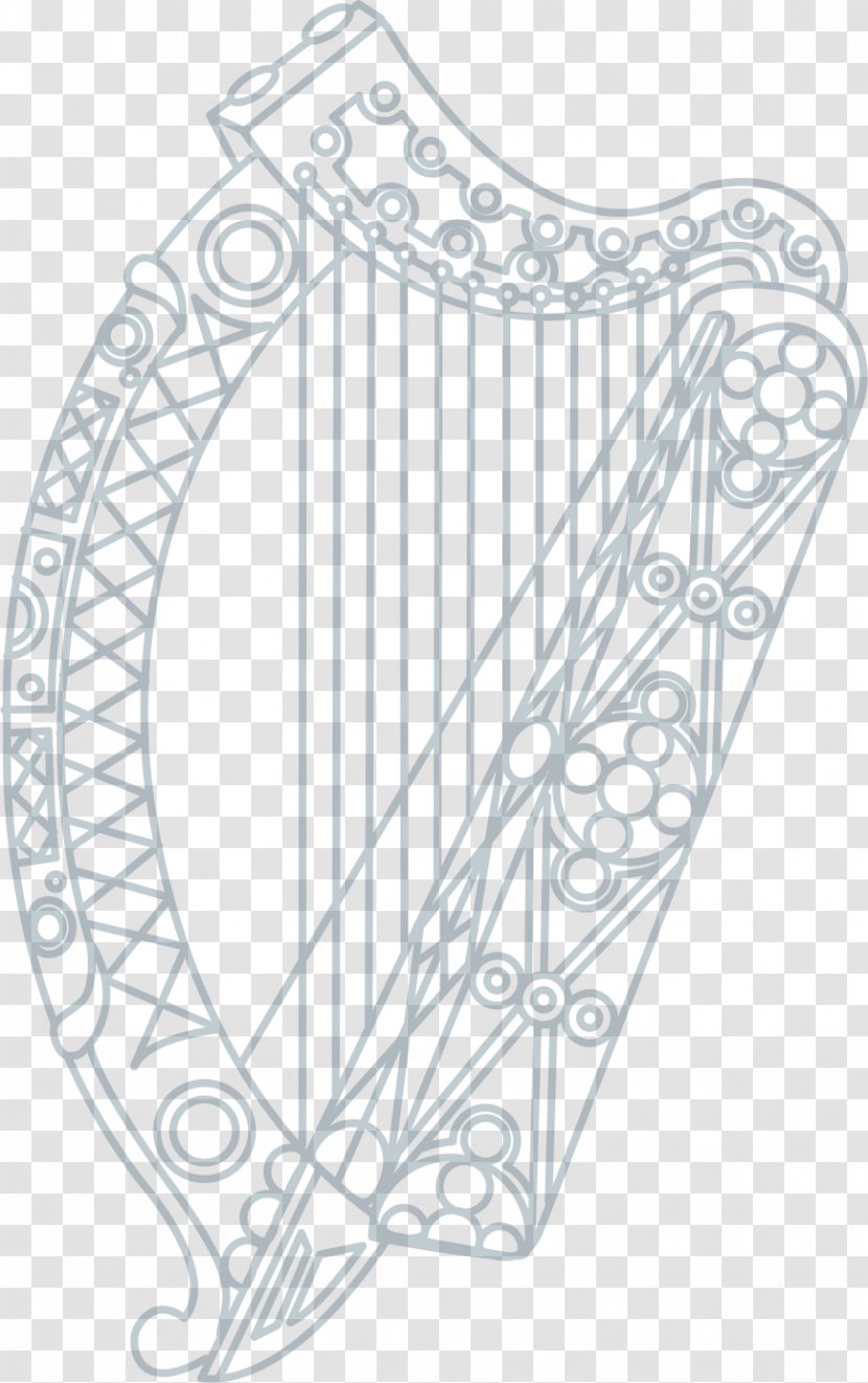 Ireland Scotland Celtic Harp Logo - Irish People Transparent PNG