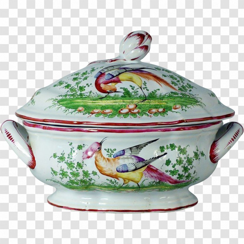 Tureen Quimper Faience Porcelain Ceramic - Tableware Transparent PNG