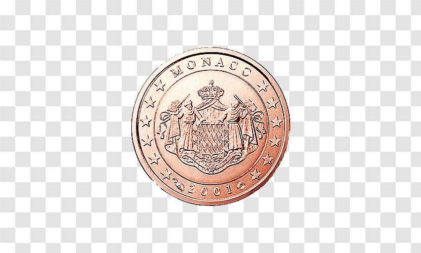 Monaco Coin Badge Circle Euro - 20 Cent Transparent PNG