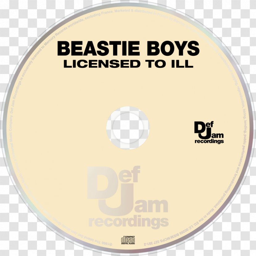Compact Disc Licensed To Ill Beastie Boys Hot Sauce Committee Part Two Def Jam Recordings - Heart Transparent PNG