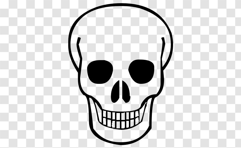 Skull Drawing Calavera Clip Art - Line - Boho Transparent PNG