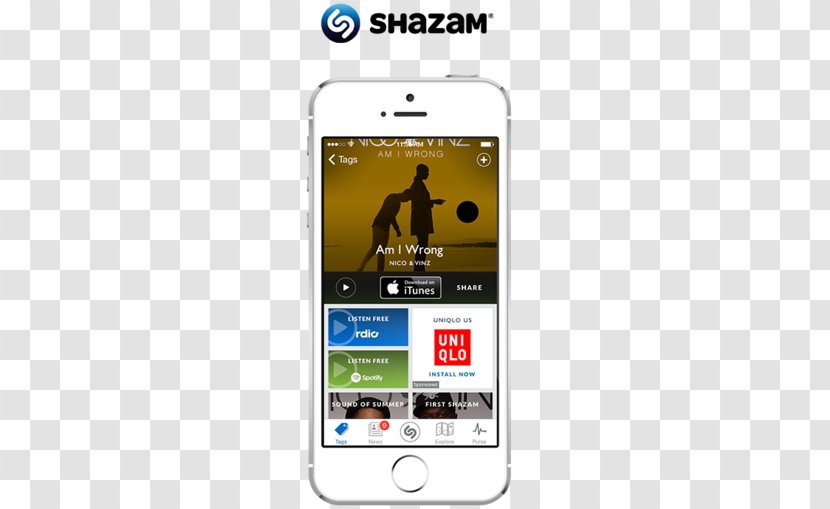 Smartphone Feature Phone Mobile Phones Shazam Advertising - Ads Transparent PNG