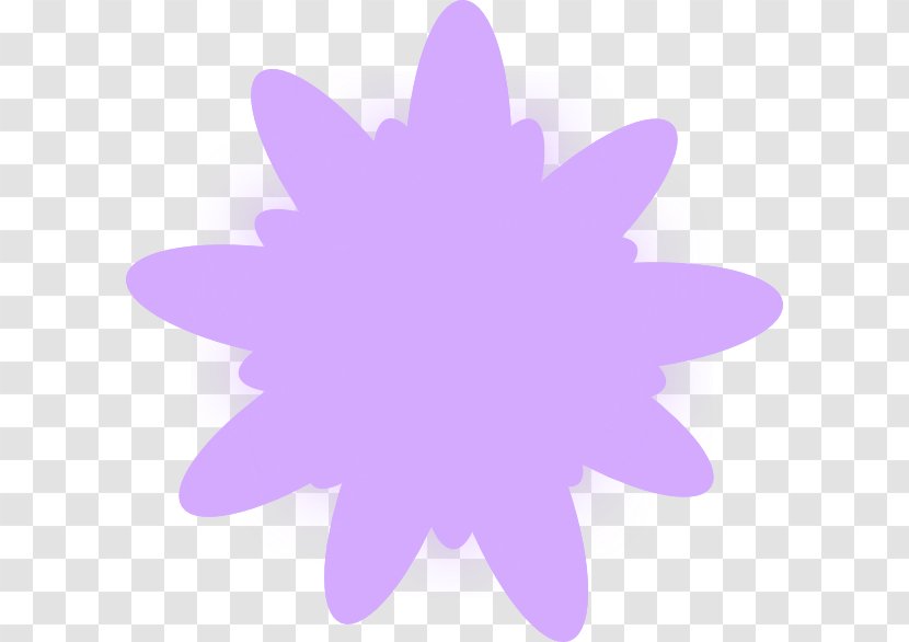 Petal Purple - Pattern With Mandala Transparent PNG