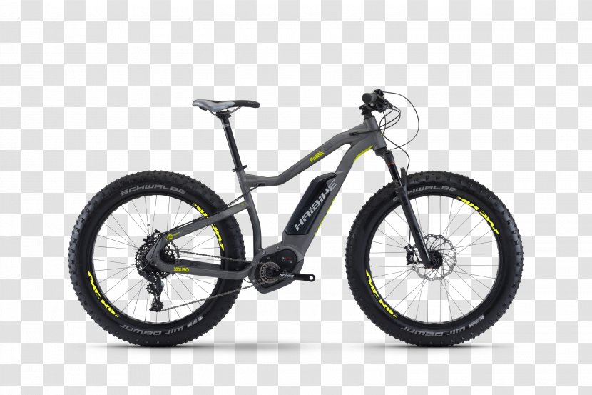 Haibike XDURO FatSix Electric Bike Bicycle SDURO Trekking 6.0 (2018) Transparent PNG