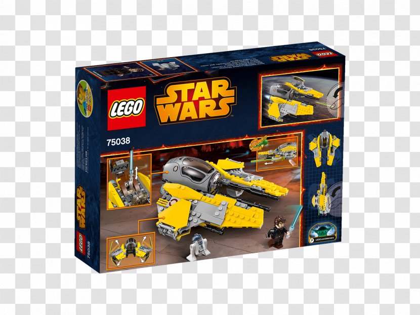 Anakin Skywalker General Grievous Lego Star Wars LEGO 75038 Jedi Interceptor Transparent PNG