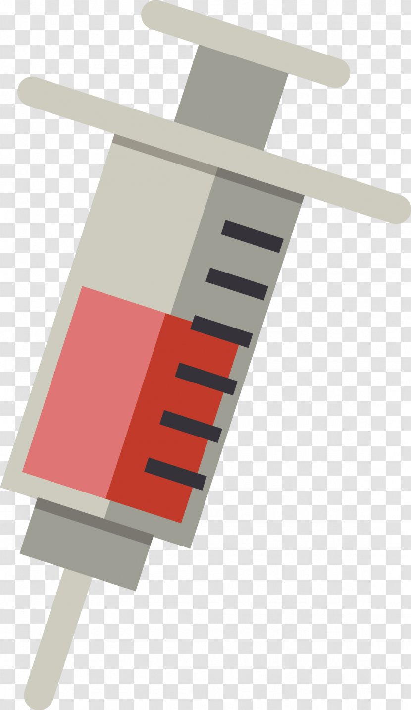 Syringe Intravenous Therapy Injection - Cartoon Transparent PNG