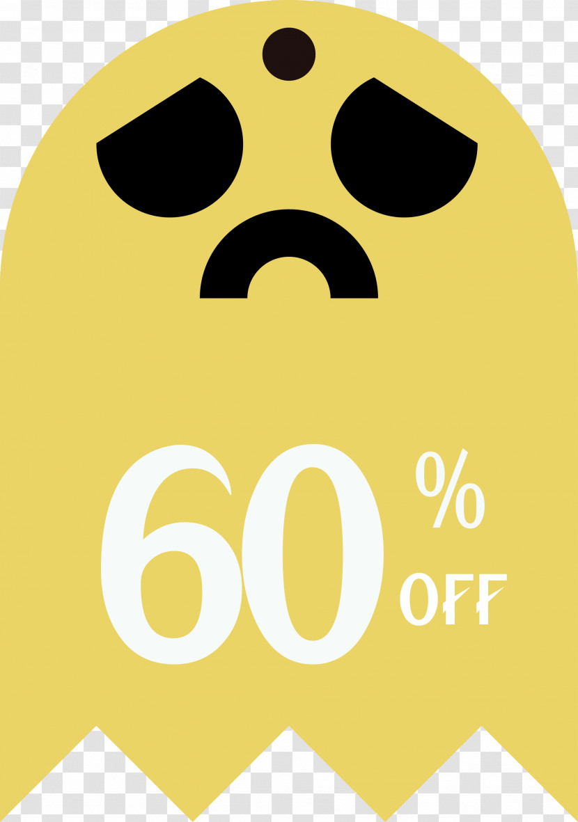 Halloween Discount Halloween Sales 60% Off Transparent PNG