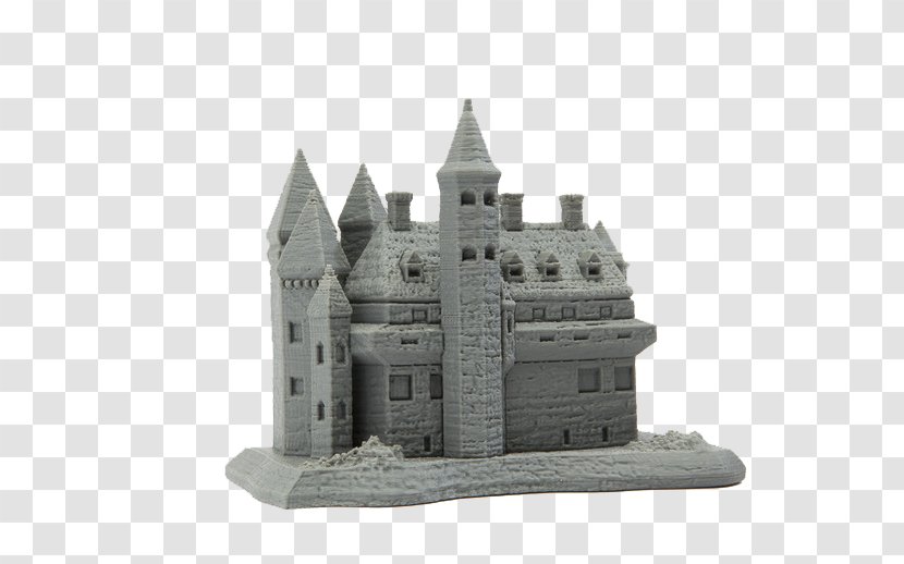 3D Printing Modeling Physical Model Computer Graphics Modell - Makerbot - Castle Free Download Transparent PNG