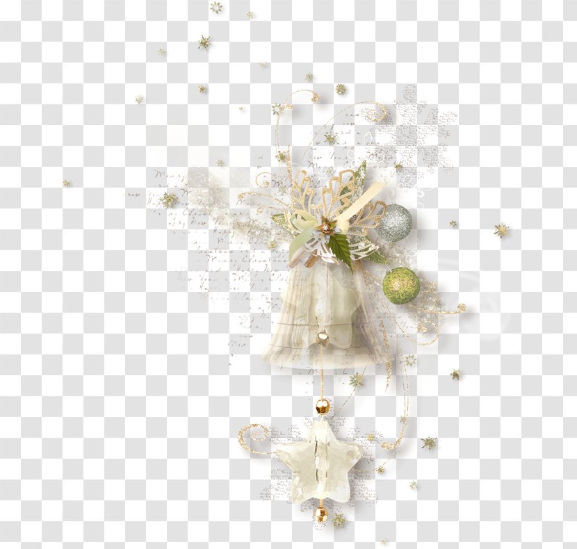 Lace Image Motif Christmas Day - Cut Flowers - Bell Transparent PNG