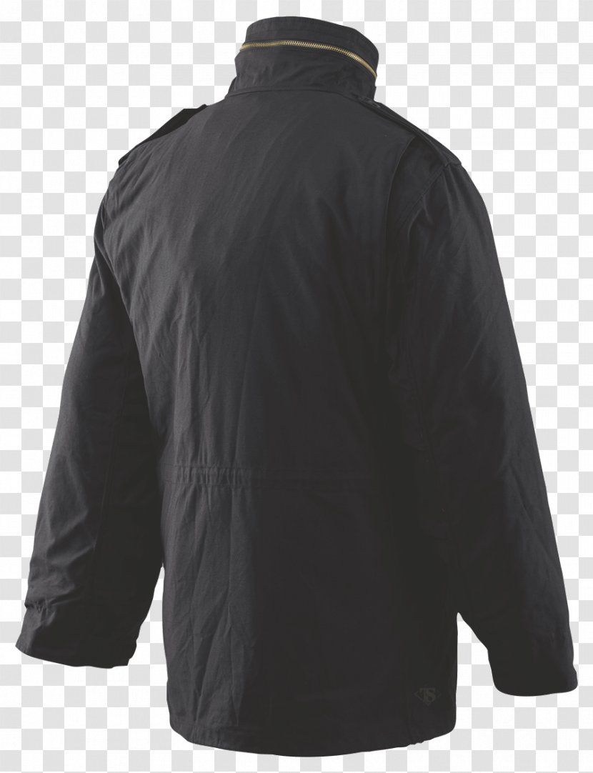 Jacket Zipper Coat Sleeve Nike - Black Transparent PNG