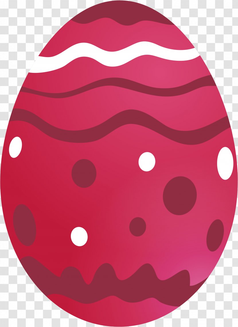 Easter Egg Pattern - Pink Transparent PNG
