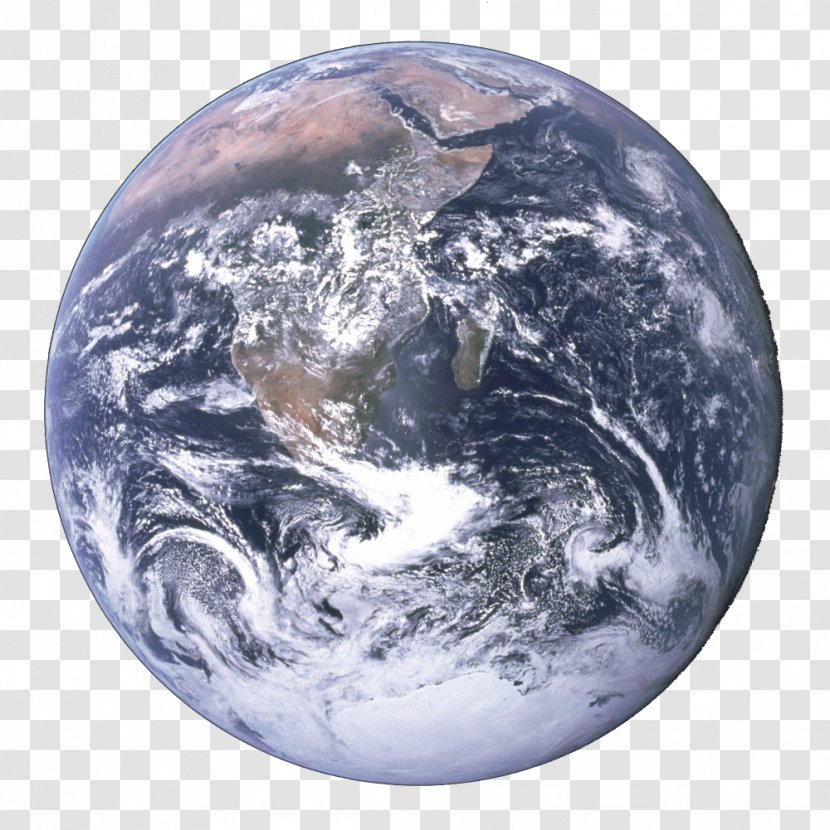 Earth The Blue Marble Apollo 17 Planet Geocentric Orbit - Life - Nasa Transparent PNG