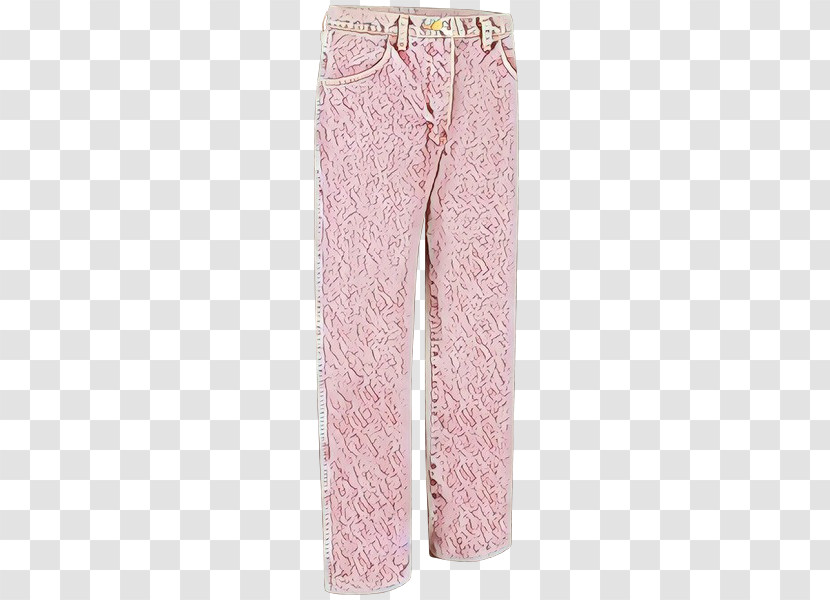 Clothing Pink Pajamas Trousers Active Pants Transparent PNG