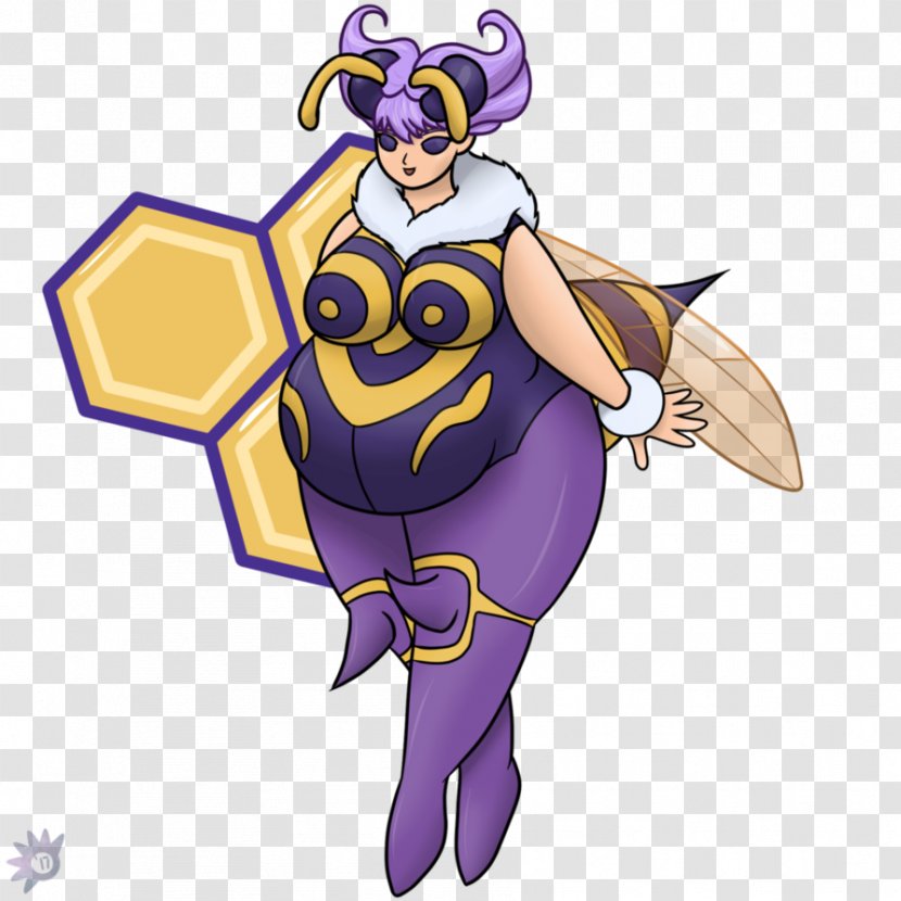 DeviantArt Mascot Costume - Violet - Q Version Of The Bee Transparent PNG
