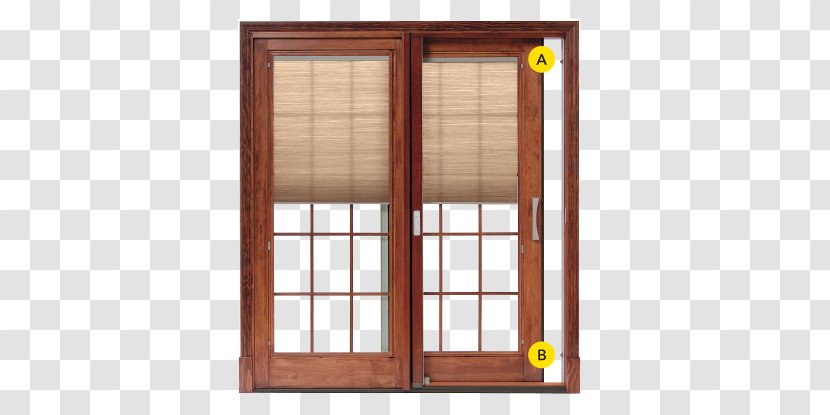 Window Sliding Glass Door Pella - Lock - Curtains Transparent PNG