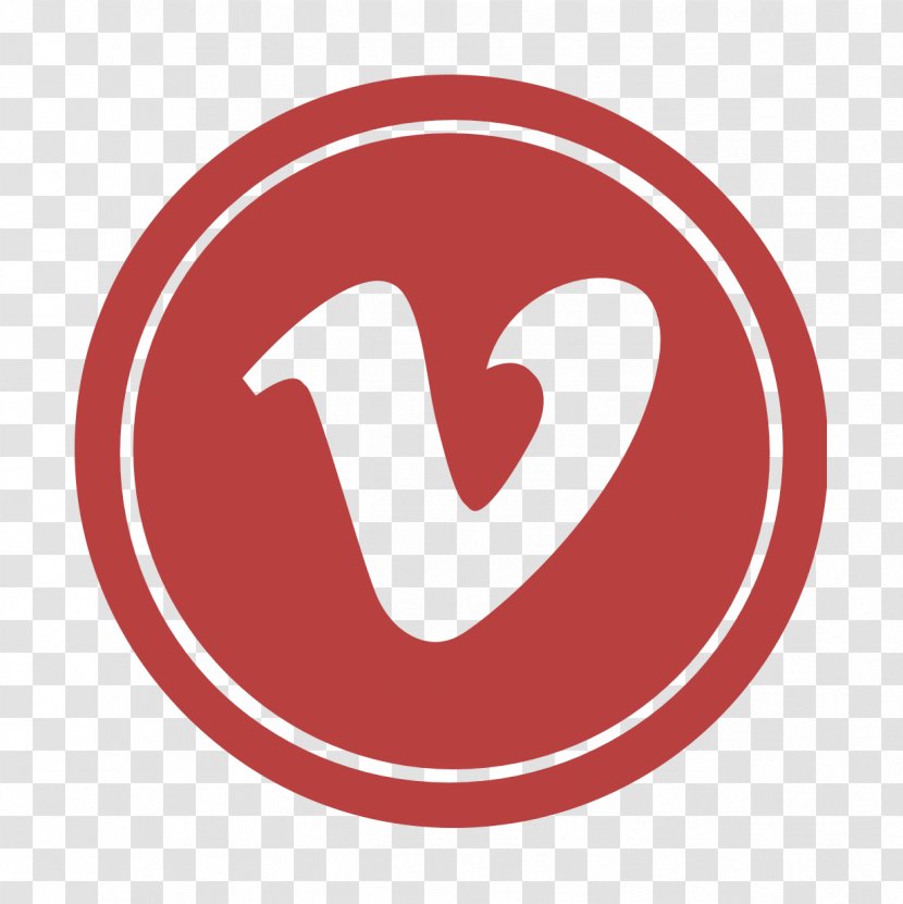 Social Network Icon Video Vimeo - Heart - Symbol Transparent PNG