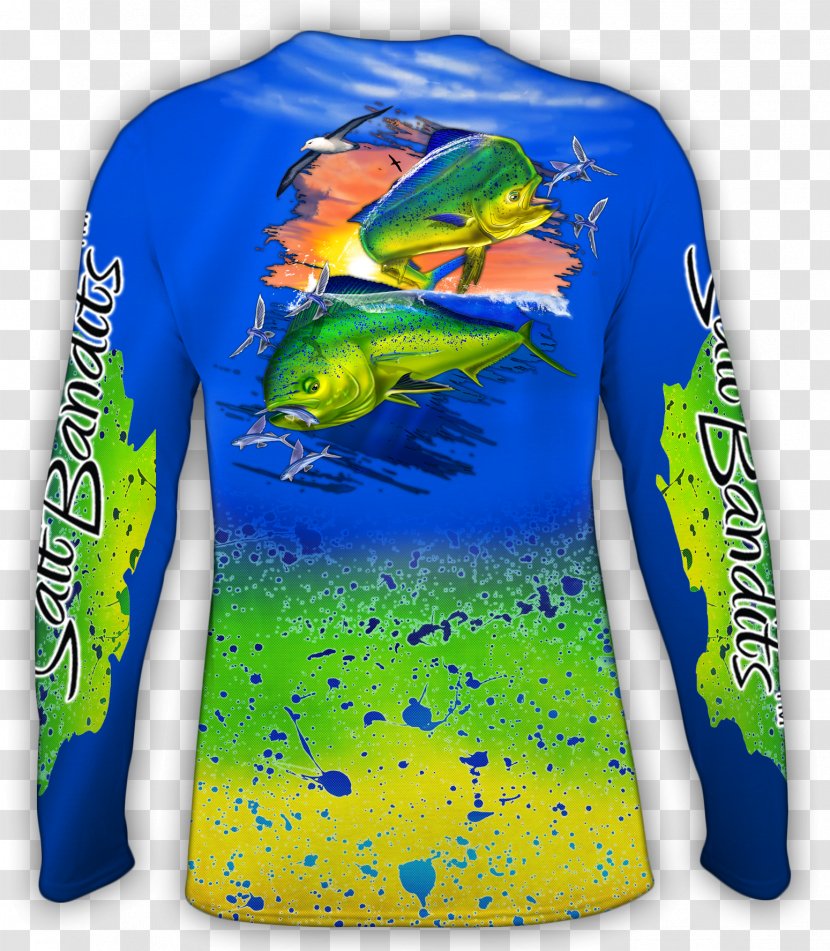 Long-sleeved T-shirt Mahi-mahi Printed - Tshirt Transparent PNG