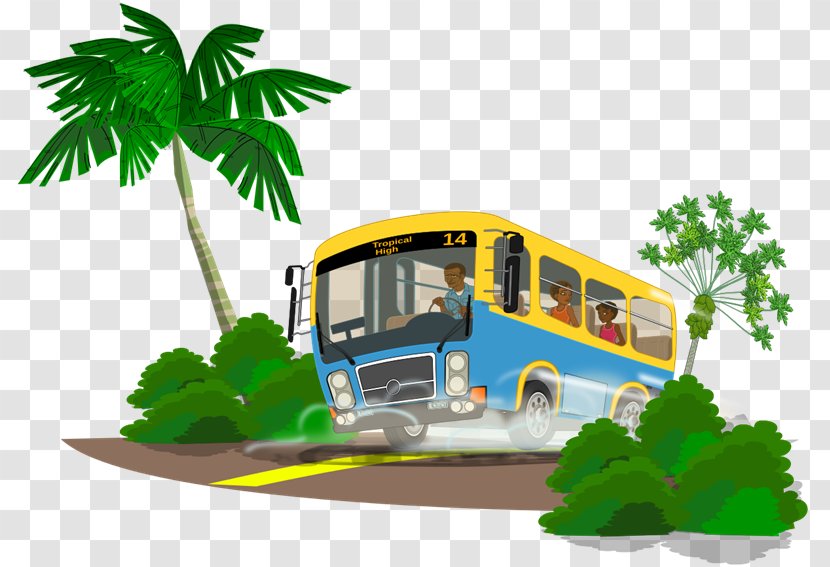 School Bus Tour Service Coach Clip Art - Travel Cliparts Transparent PNG