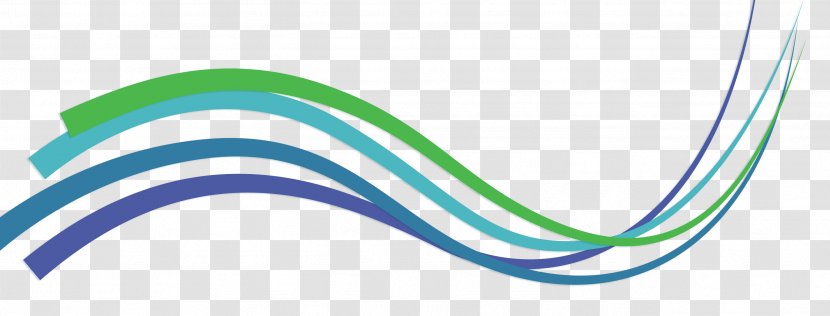 Green Line Gradient - The Wavy Lines Transparent PNG