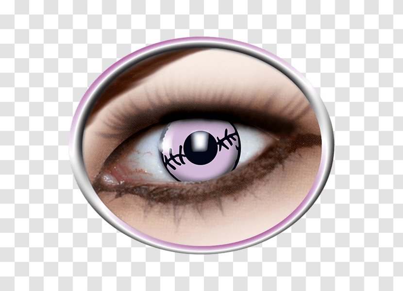 Contact Lenses Party Red Blue - Dioptre Transparent PNG