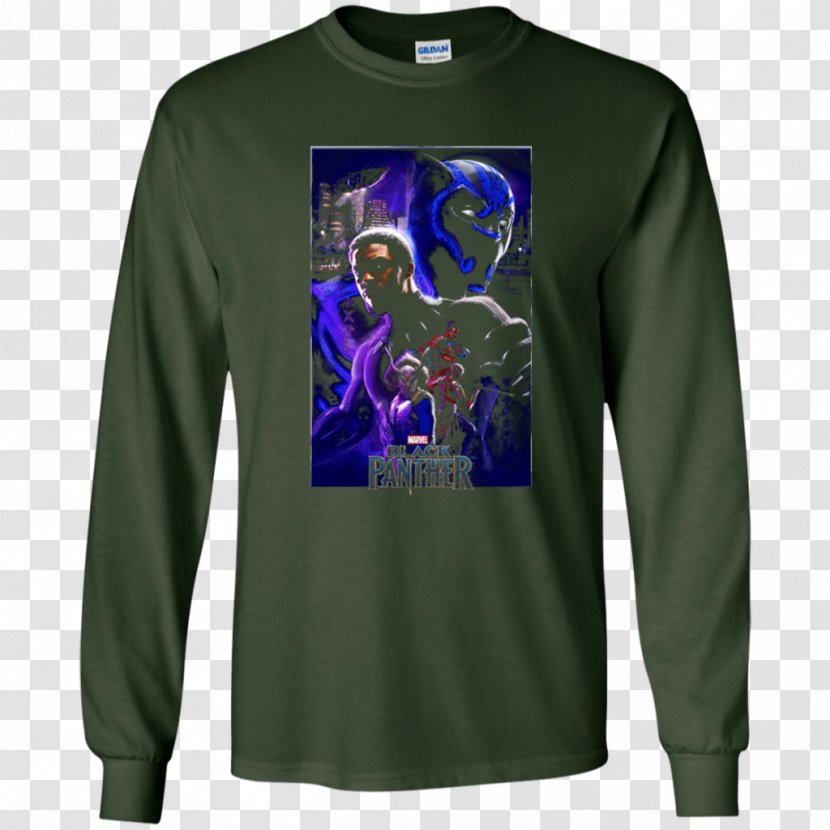 T-shirt Hoodie Sleeve Sweater - Outerwear - Wakanda Transparent PNG