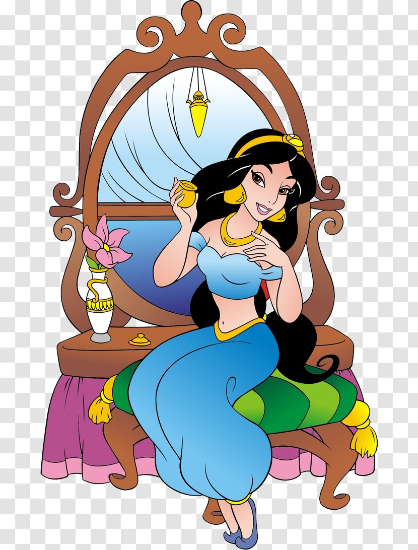 Princess Jasmine Wall Decal Sticker Clip Art - Fictional Character Transparent PNG