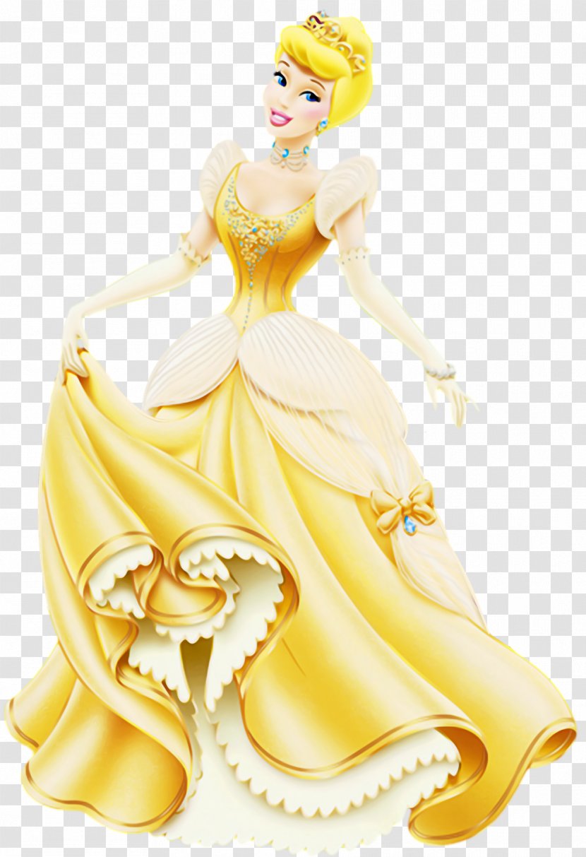 Cinderella Rapunzel Belle Princess Jasmine Aurora - Figurine Transparent PNG
