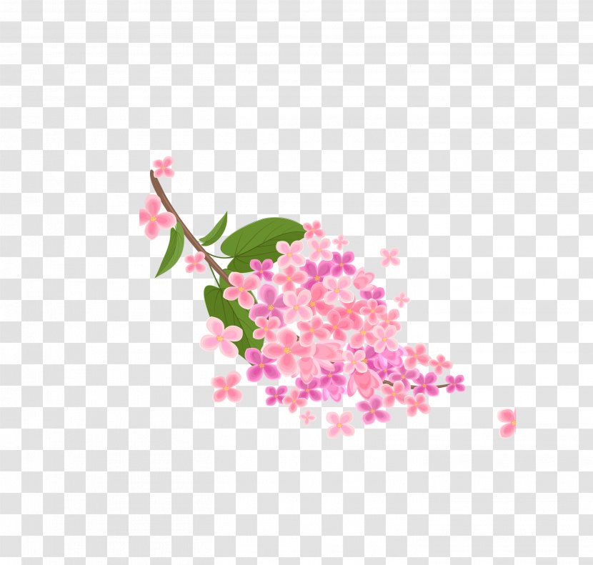 Pink Flowers Stock Photography Royalty-free - Flower - Vector Japanese Elements Sakura Collection Transparent PNG