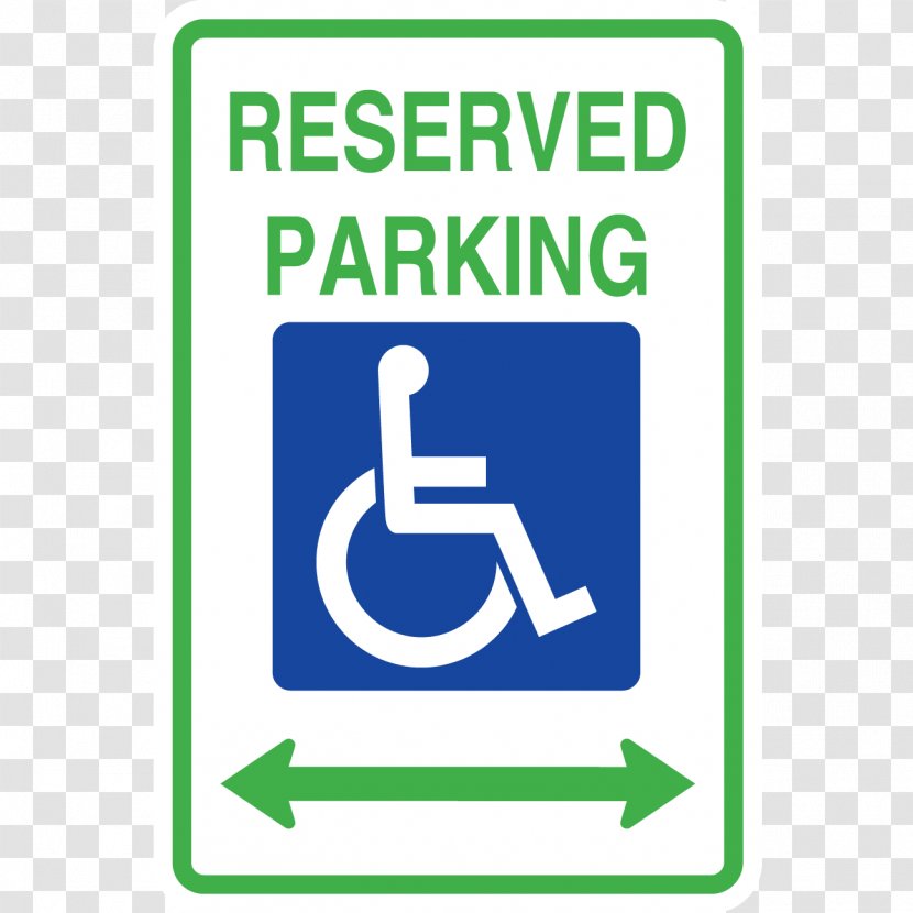 Disabled Parking Permit Disability Car Park Americans With Disabilities Act Of 1990 ADA Signs - Green Transparent PNG