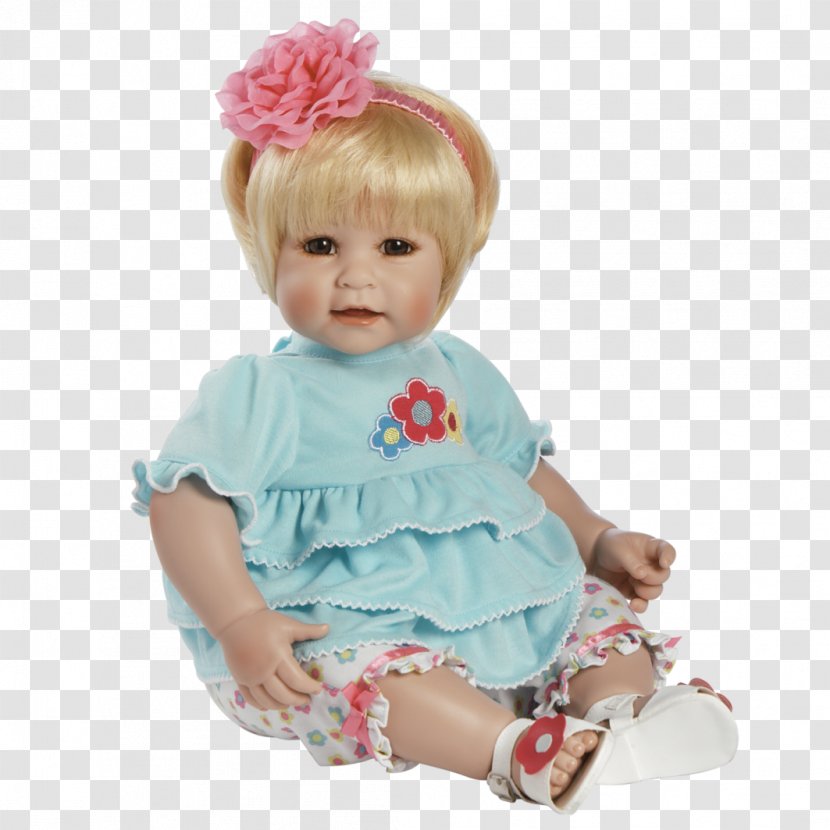 Doll Blond Brown Hair Toy - Baby Toys Transparent PNG