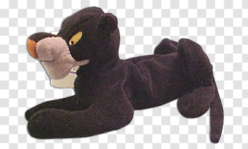 Bagheera Plush The Jungle Book Stuffed Animals & Cuddly Toys Panther - Flower - Silhouette Transparent PNG