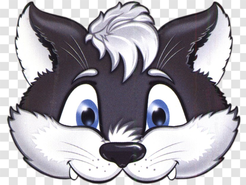 Mask Gray Wolf Costume Carnival Party Transparent PNG