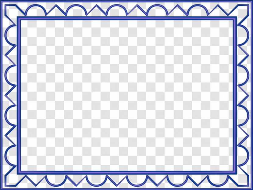 Rectangle Blue Yellow Color Clip Art - Design Borders Transparent PNG