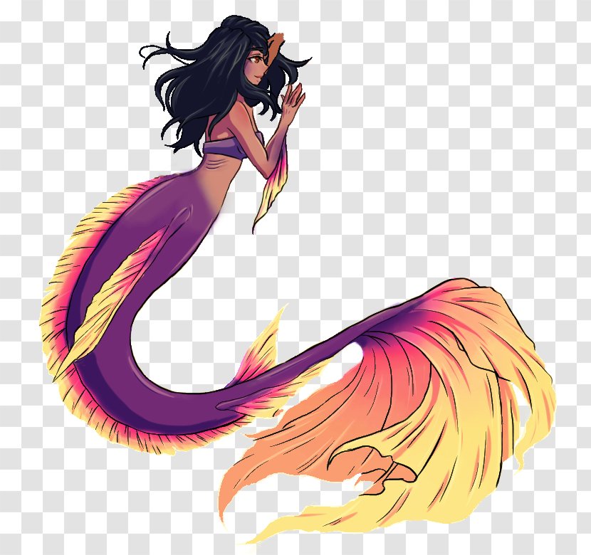 Fan Art Mermaid Aphmau Artist - Frame - Tail Transparent PNG