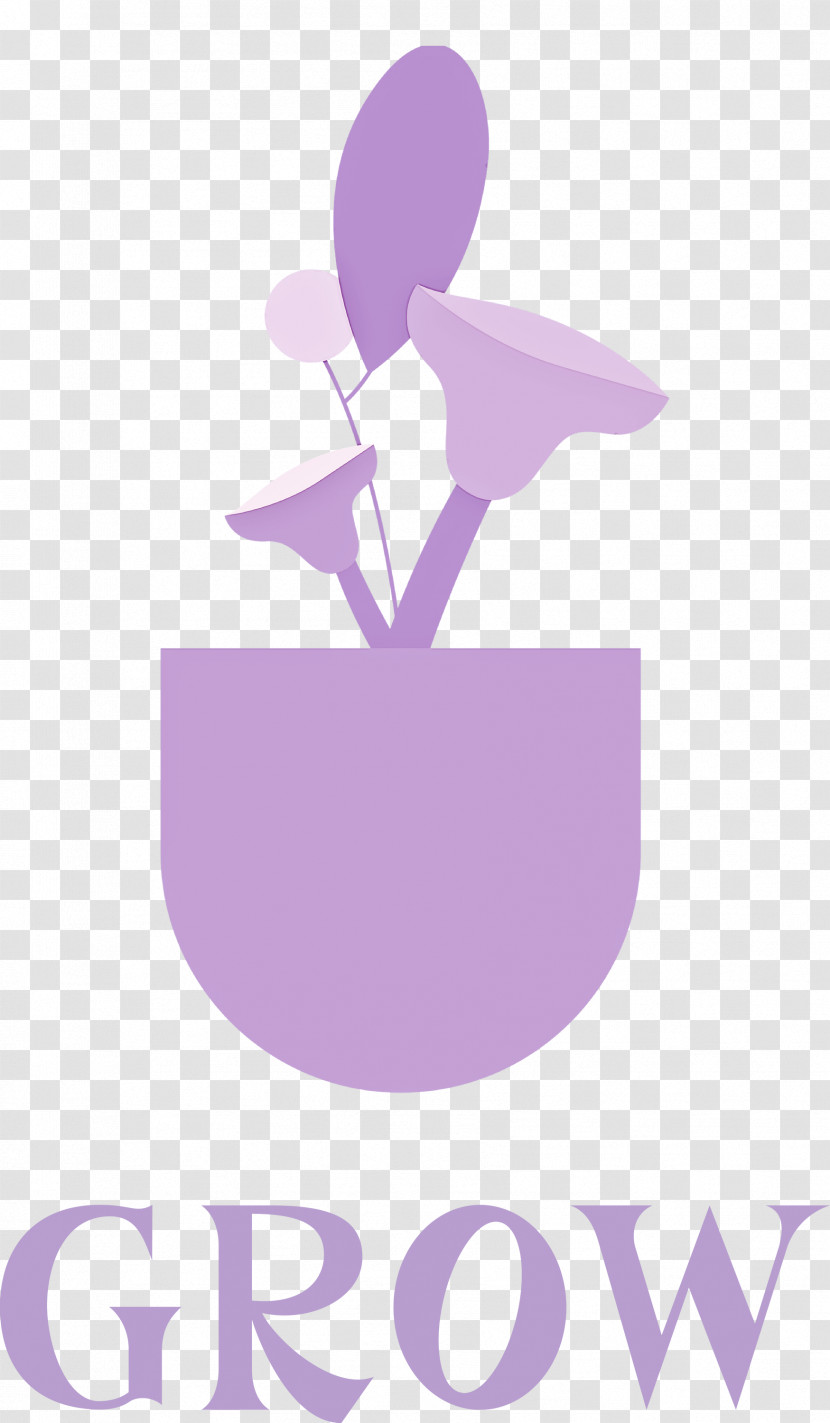 GROW Flower Transparent PNG