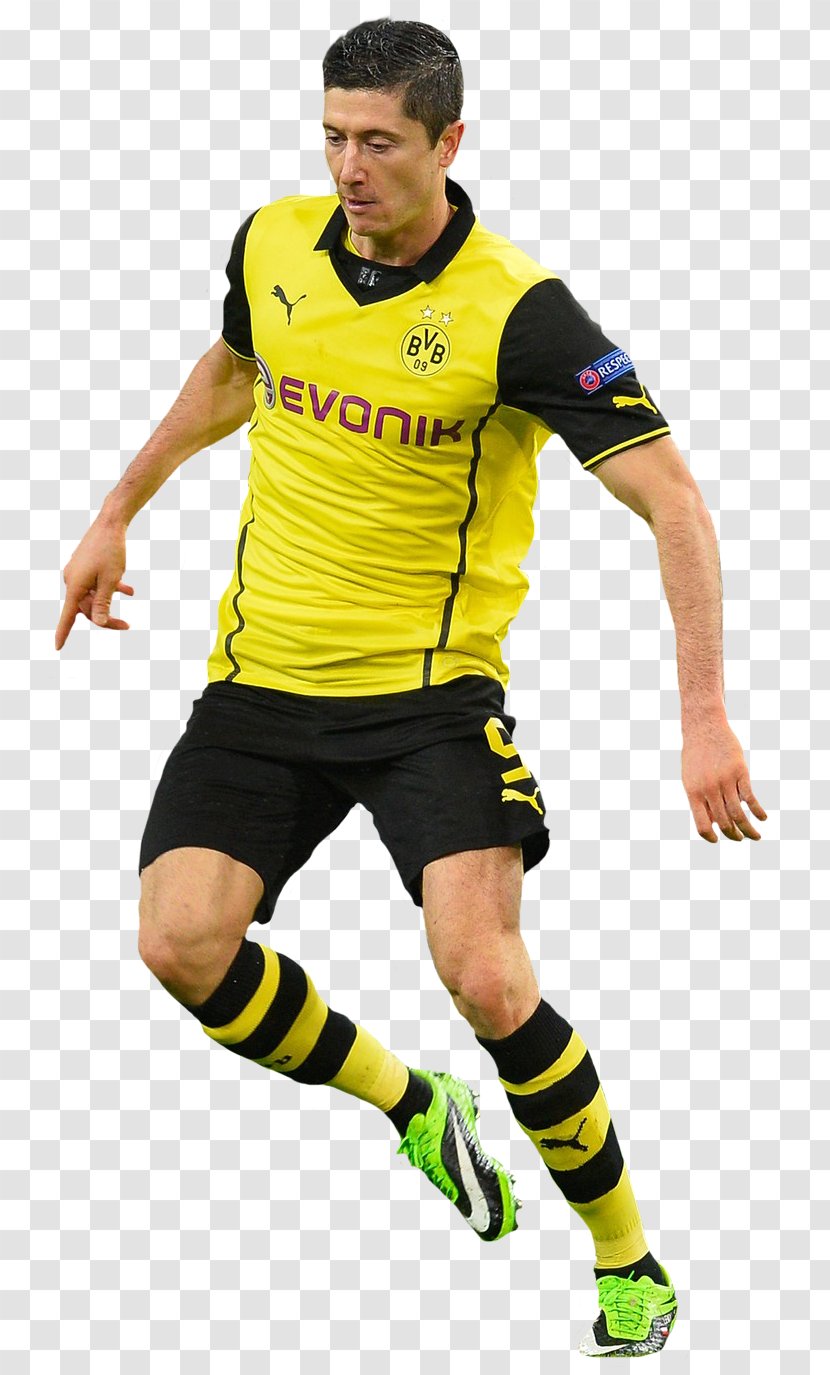 Team Sport T-shirt Football Outerwear Uniform - Robert Lewandowski Transparent PNG