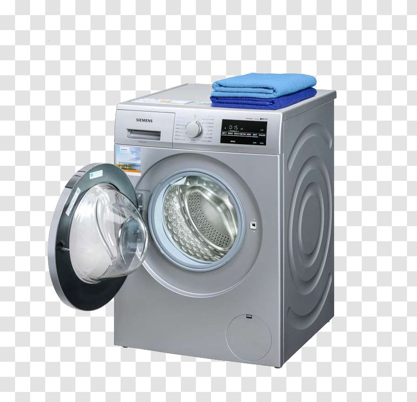 Washing Machine Home Appliance Siemens - Tap - Full Automatic Drum Transparent PNG