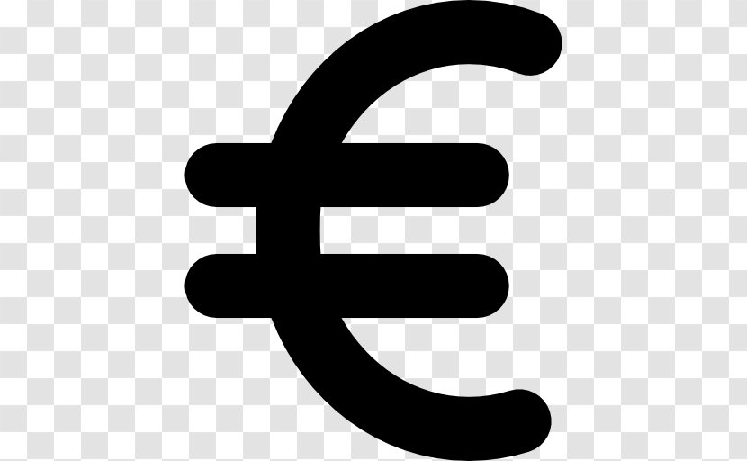 Euro - Black And White - Trade Transparent PNG