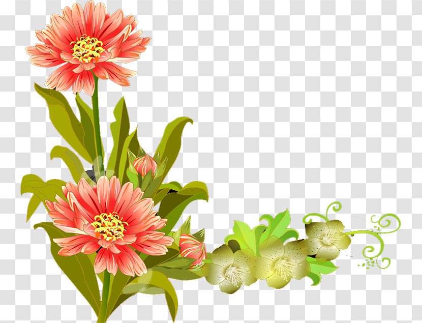 Chrysanthemum Cut Flowers - Floral Design Transparent PNG