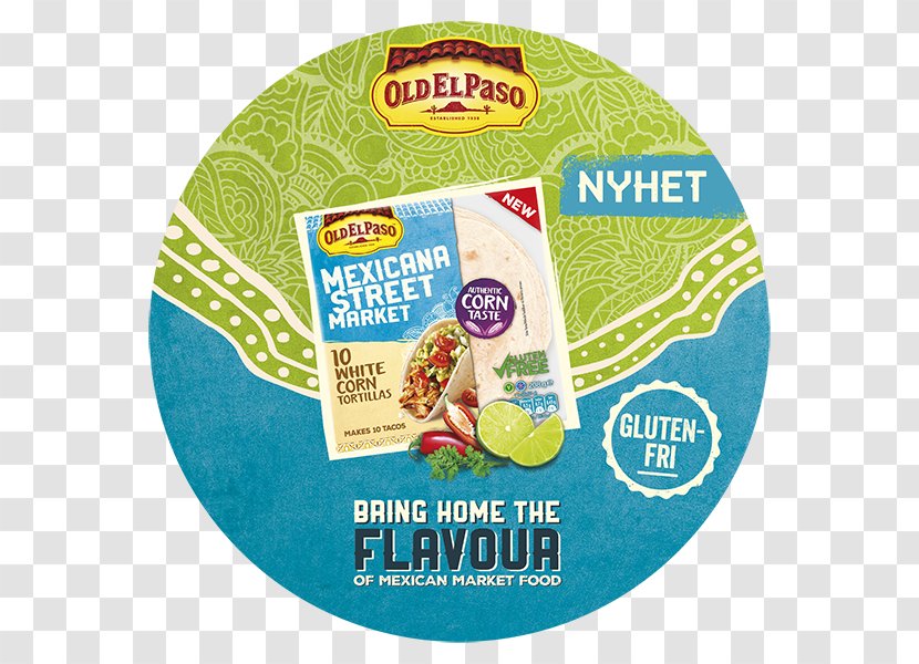 Corn Tortilla Old El Paso White - Taste - Sweden Transparent PNG