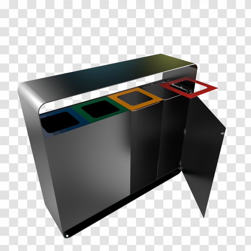 Metal Rubbish Bins & Waste Paper Baskets Material Recycling Bin - Table - Sheet Transparent PNG