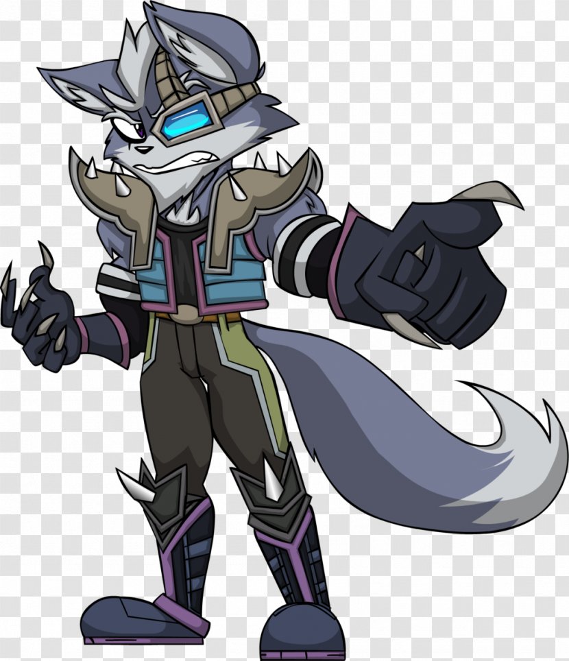Gray Wolf O'Donnell Star Fox Nintendo 3DS Transparent PNG